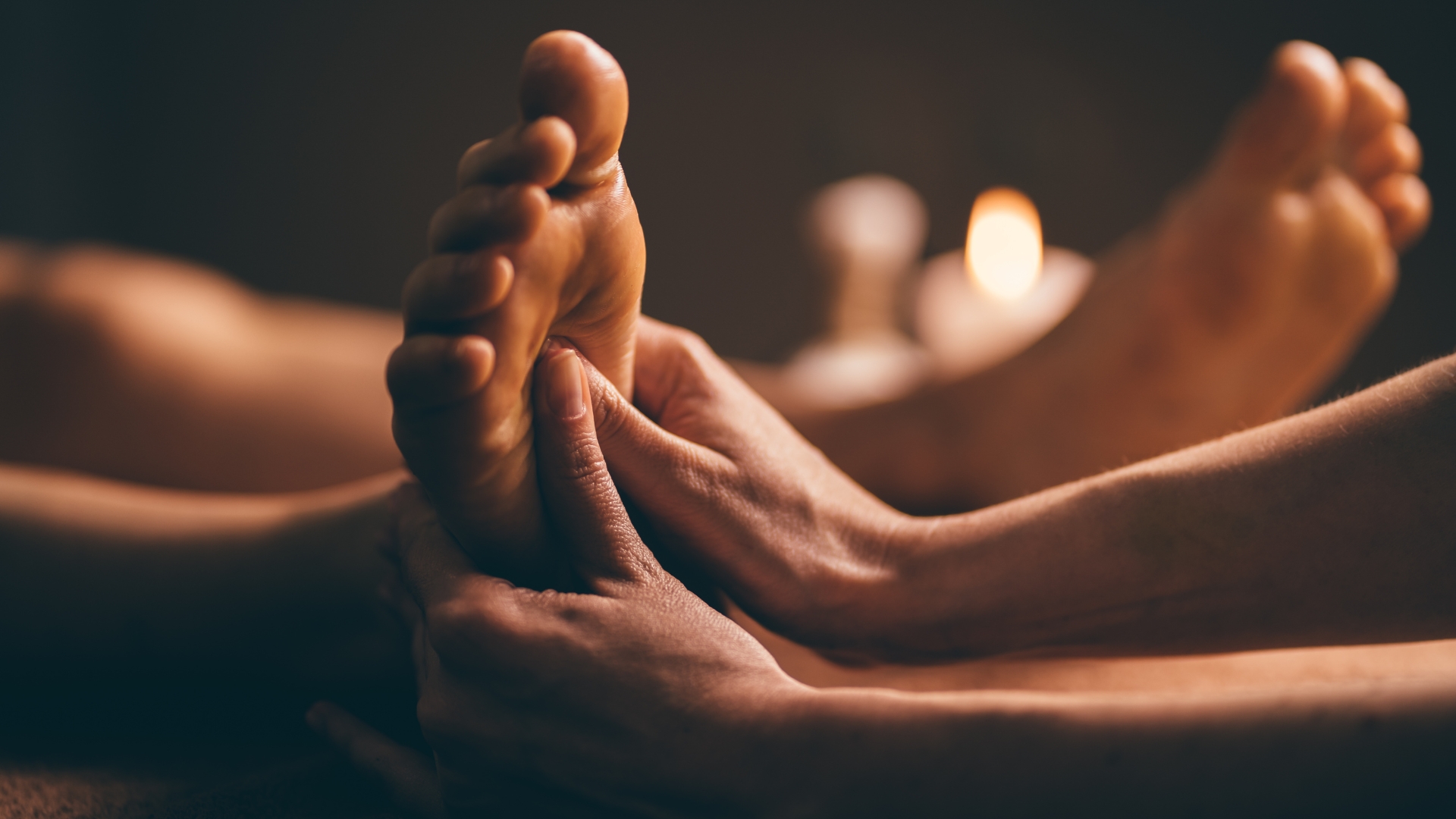Illustration d’un massage des pieds